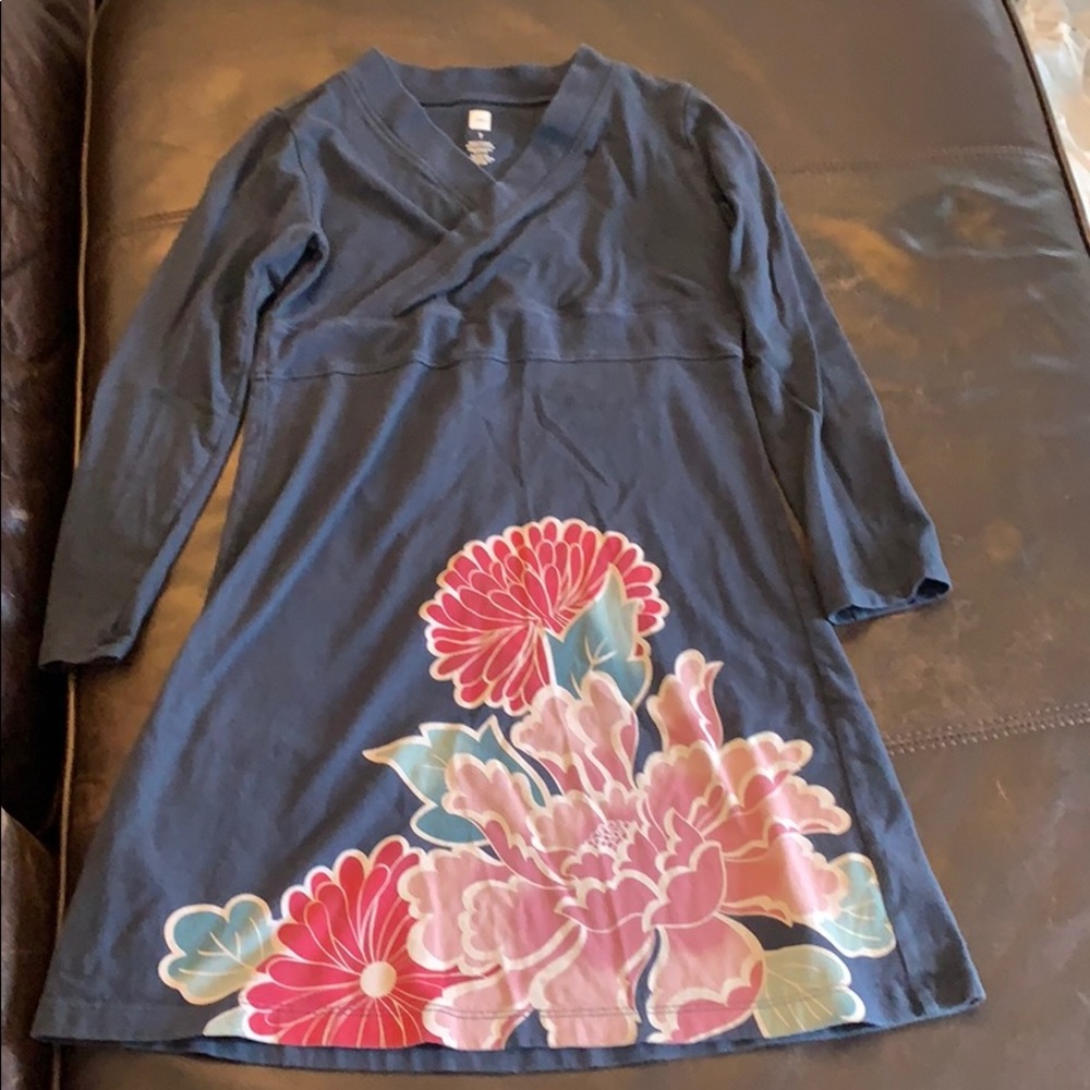 Girls navy blue Tea dress
